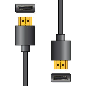 Thin-Wire High Speed 4K Ready HDMI Leads with Ethernet