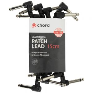 Classic Audio Patch Lead Sets 6.3mm Mono Jack Plug – 6.3mm Mono Jack Plug 6pcs