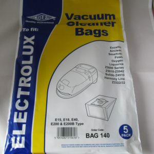 Pack of 5 Electruepart E44 E49 Type Vacuum Cleaner Dust Bags for Electrolux Mondo Z1100 Models 