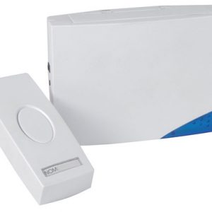 WIRELESS DOOR CHIME WITH LIGHT INDICATOR