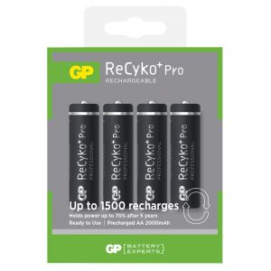 GP Recyko+ Pro NiMH Rechargeable Batteries