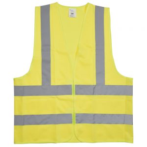 High visibility Waistcoat Yellow